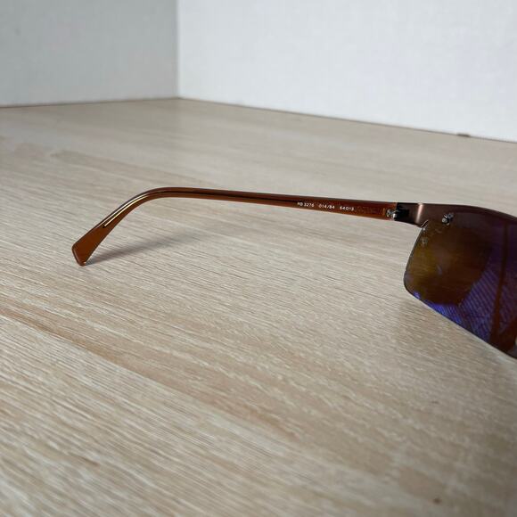 Ray-Ban RB3276 014/84 Sunglasses Top Bar FRAMES ONLY Wrap Brown 64-13 WIDE ARMS - Picture 5 of 9
